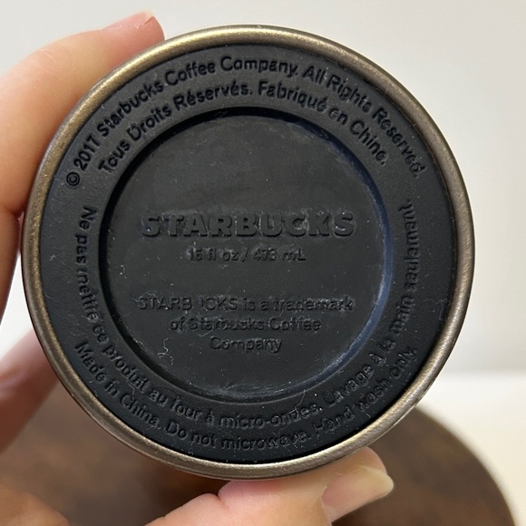 Starbucks 16.6 Oz Mermaid Coffee Insulated Travel Mug Black/Silver Bundle & Save - Picture 5 of 9